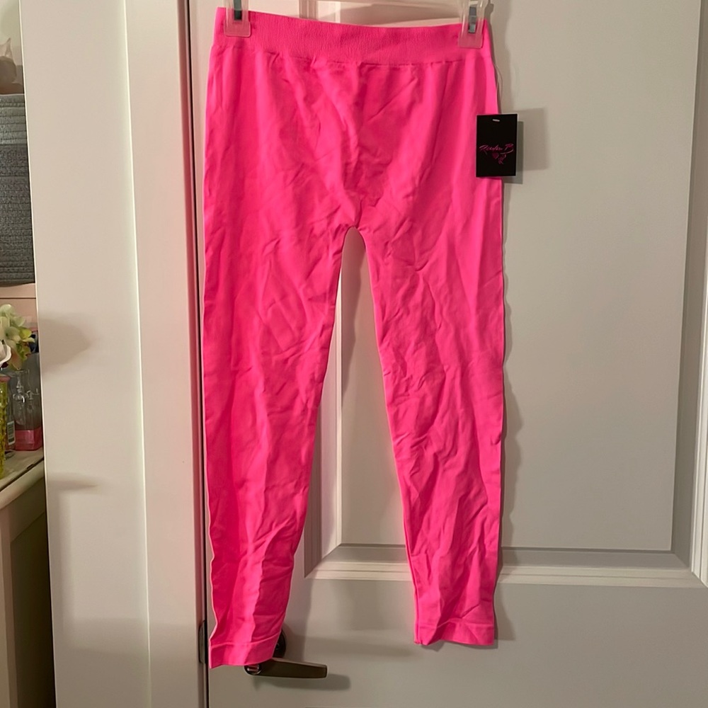 Flourescent/Neon Pink Leggings